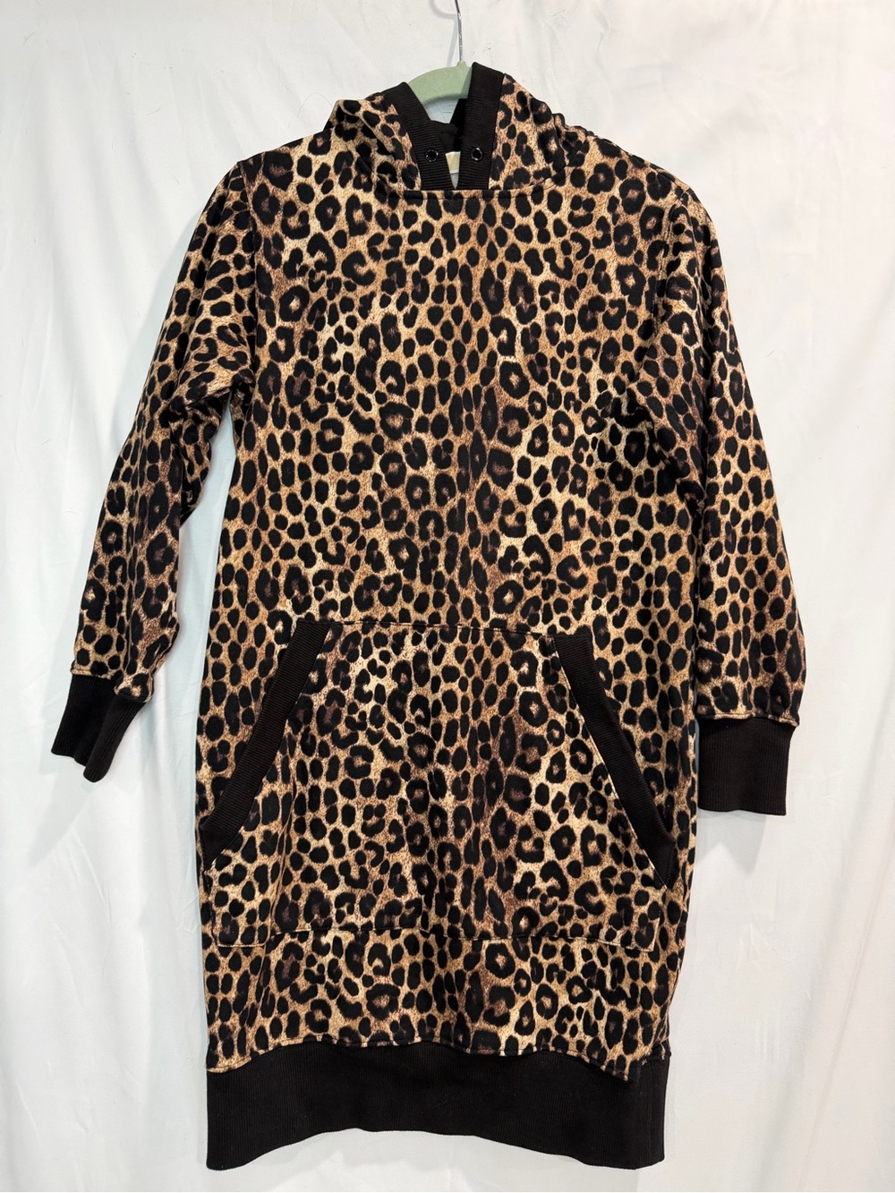 MICHAEL Michael Kors Leopard Print Teddy Jacket - Brown & Black